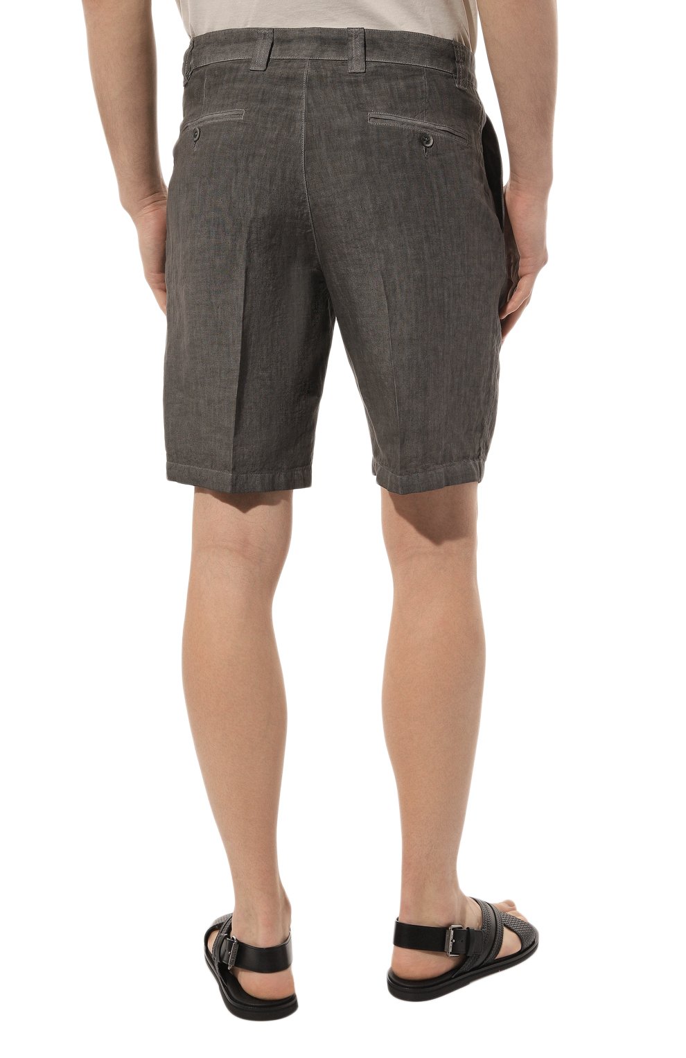 Льняные шорты 120% LINO, арт. Y0M2137/0000253/S00, фото 4