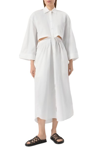 Хлопковое платье ISABEL BENENATO, арт. DW49RS25, фото 3