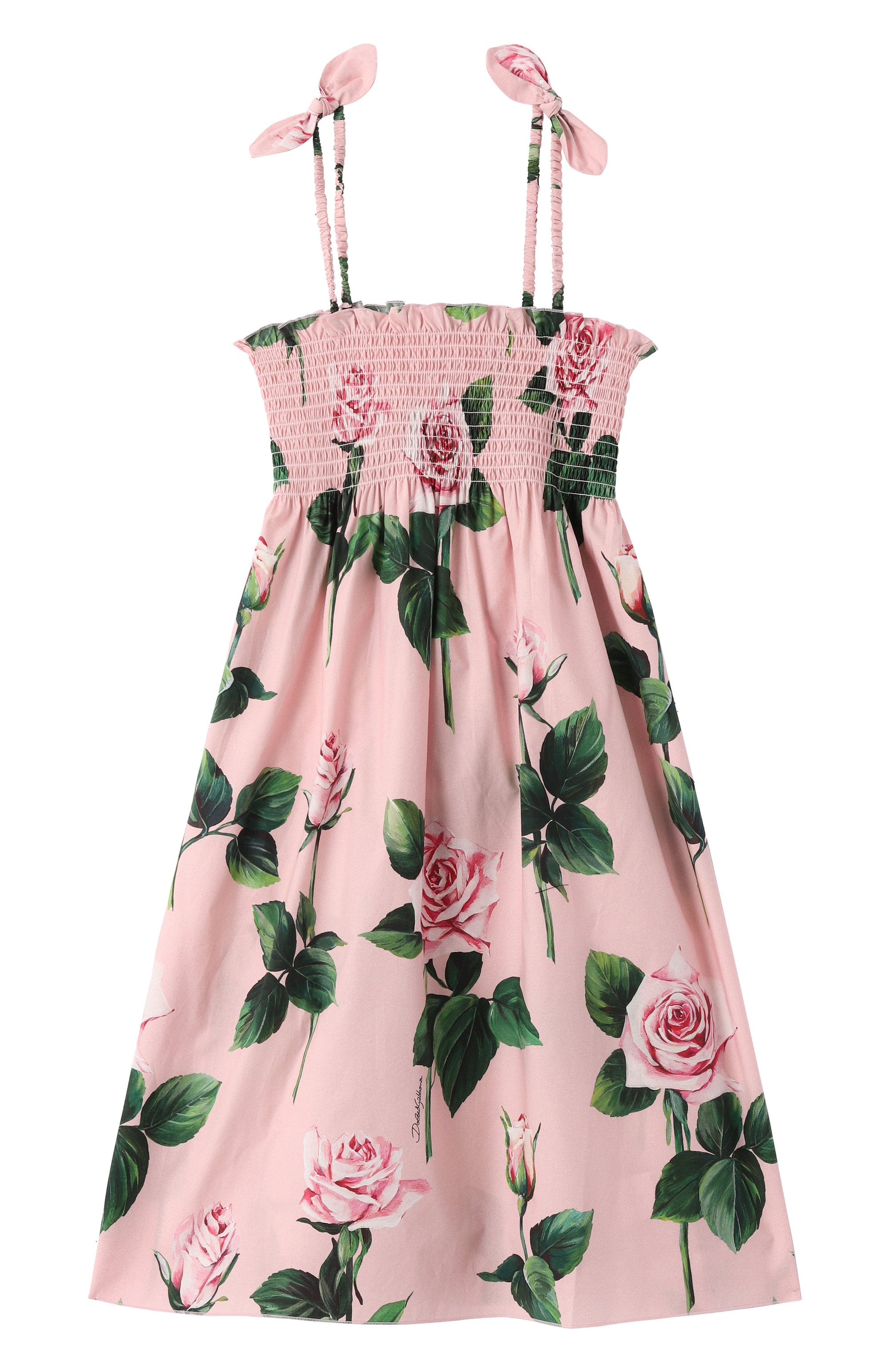 Хлопковый сарафан DOLCE & GABBANA, арт. L54DE0/HS5S7/8-14, фото 1