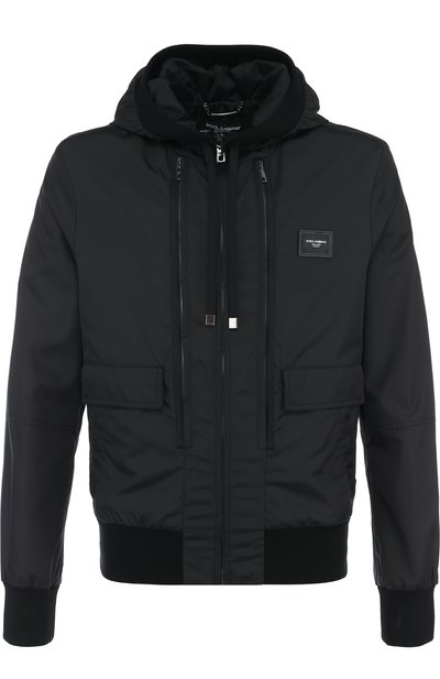 Бомбер на молнии с капюшоном DOLCE & GABBANA, арт. G9KU1T/FUMU3, фото 1