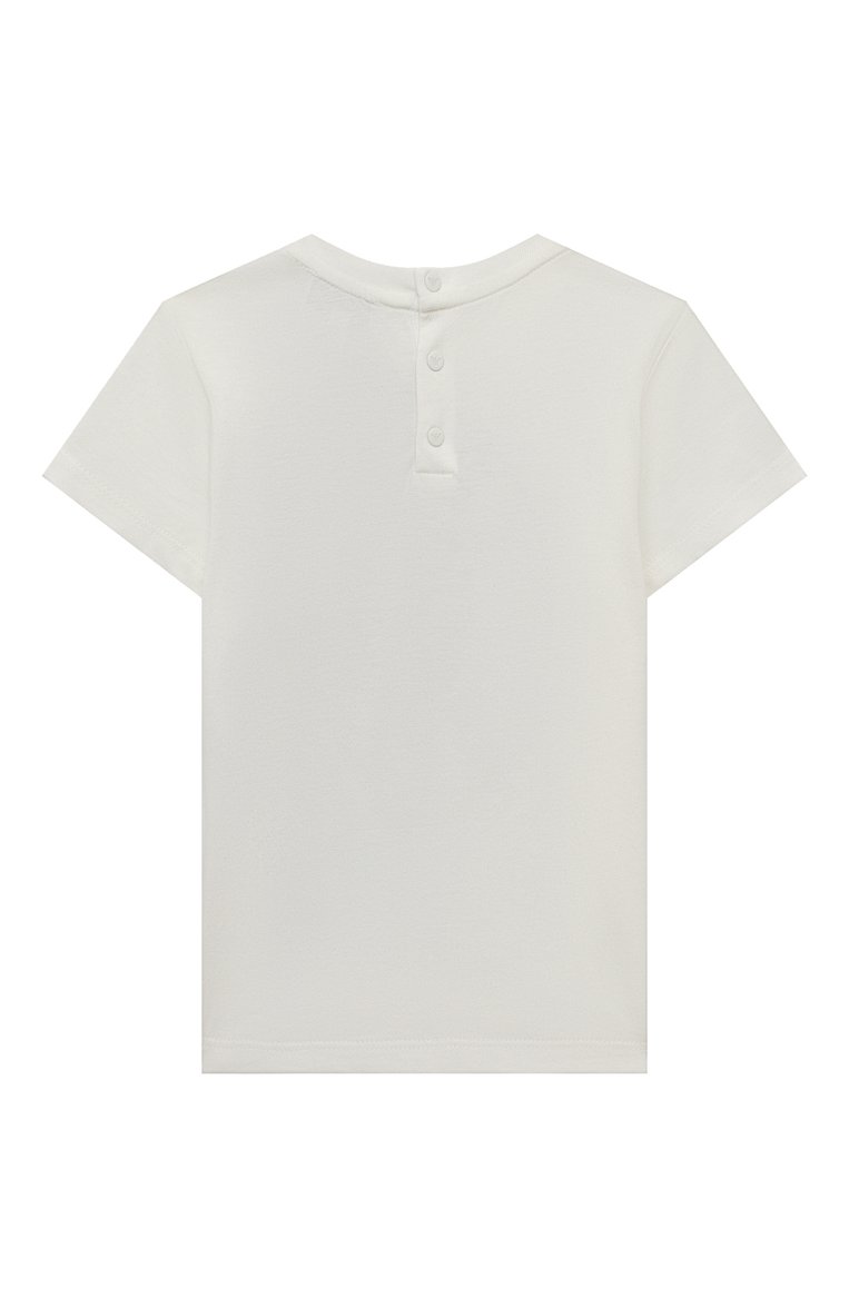 Детский комплект из трех футболок EMPORIO ARMANI зеленого цвета, арт. 6LHDJ5/4J54Z | Фото 5 (Кросс-КТ НВ: Футболка; Материал внешний: Хлопок; Нос: Не проставлено; Региональные ограничения белый список (Axapta Mercury): Не проставлено; Ростовка одежда: 9 мес | 74 см, 12 мес | 80 см, 24 мес | 92 см, 36 мес | 98 см, 6 мес | 68 см)