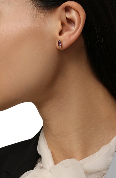 Серьги-пусеты с аметистом MOONKA, арт. ec-ser-amt, фото 2