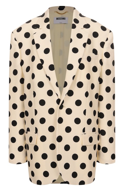 Шерстяной жакет Moschino A0507/5451 Кремовый A0507/5451