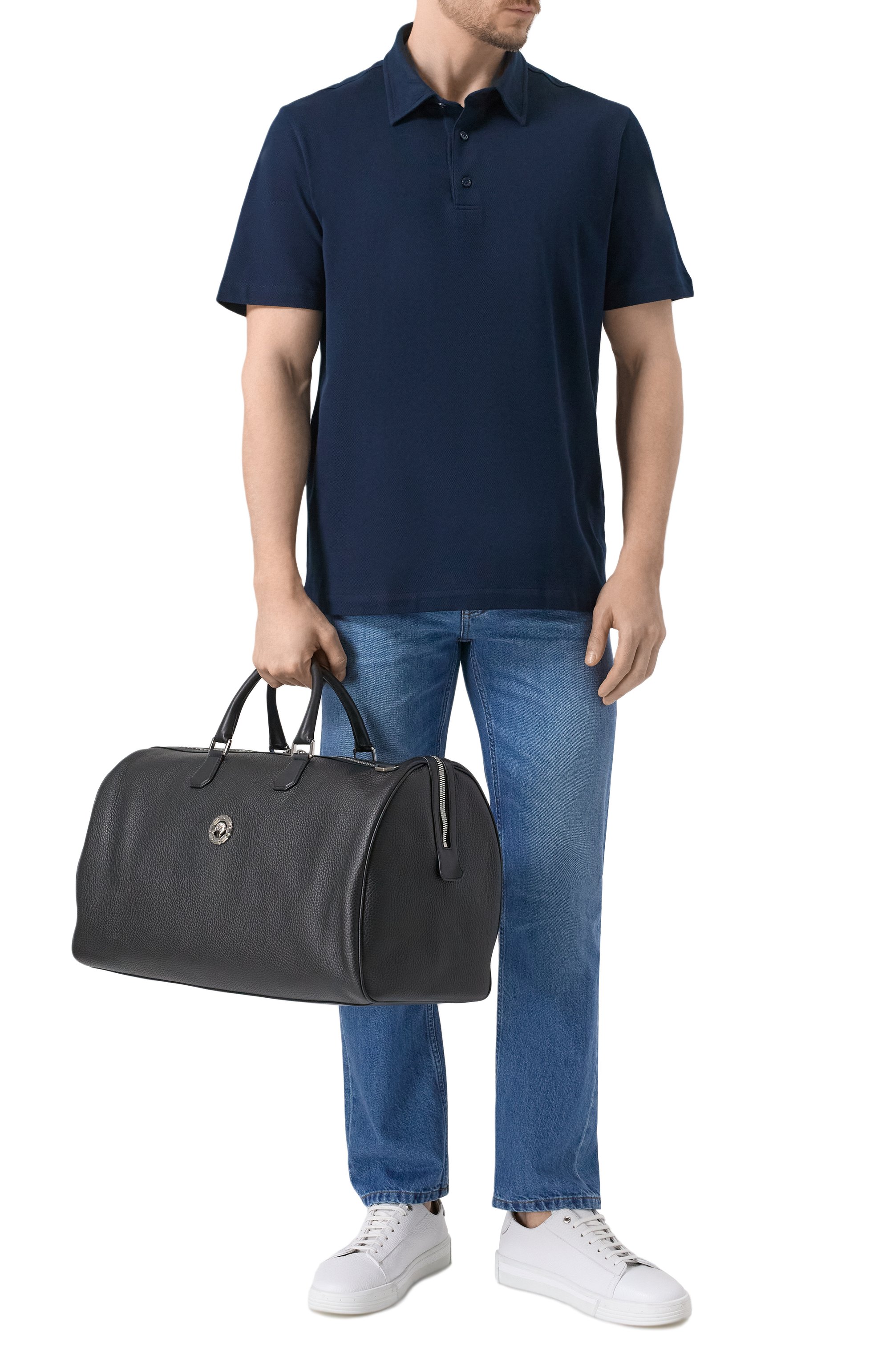 Хлопковое поло BRIONI, арт. UJPP0L/PA627, фото 2