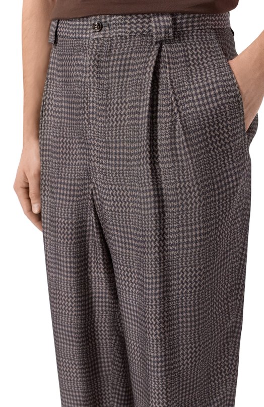 Брюки из вискозы Giorgio Armani GM002035/TE17944 Серый  GM002035/TE17944 Фото 5