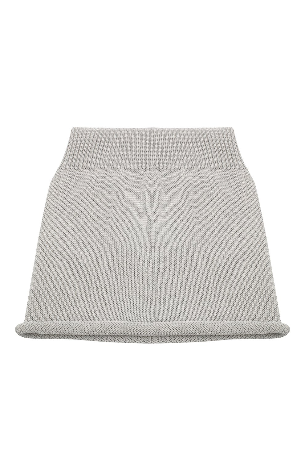 Хлопковый шарф-снуд CATYA серого цвета по цене 5335 руб., арт. 913190, фото 1 Хлопковый шарф-снуд CATYA, арт. 913190, фото 1