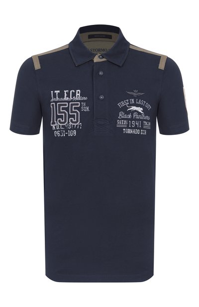 Мужское хлопковое поло AERONAUTICA MILITARE, арт. 251P01860P173