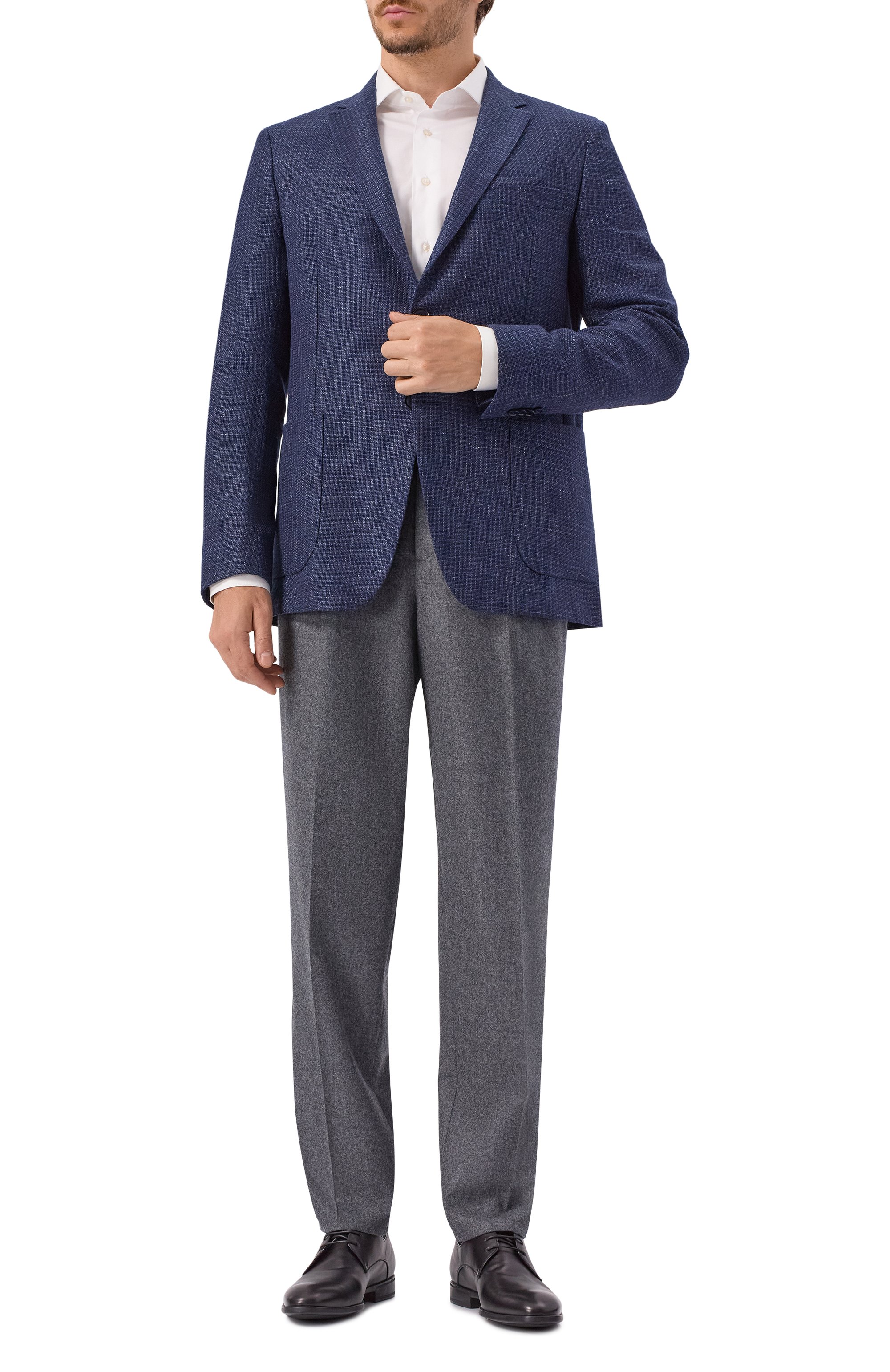 Пиджак из шерсти и льна ZEGNA, арт. 1D7SG0/R950723A9, фото 2