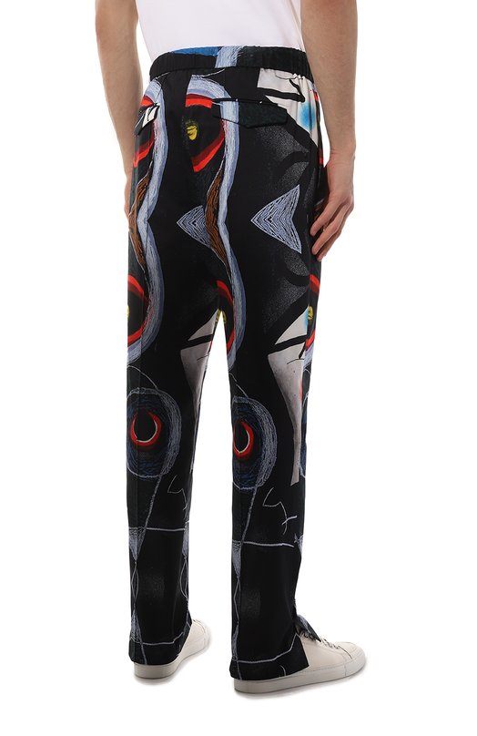 Хлопковые брюки Limitato Разноцветный, фото 4