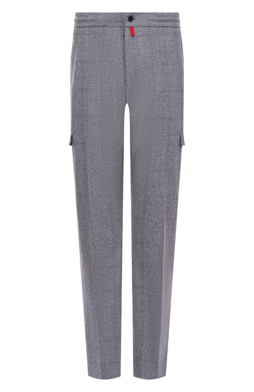 Шерстяные брюки Kiton UPLACTK0127G02 Серый UPLACTK0127G02