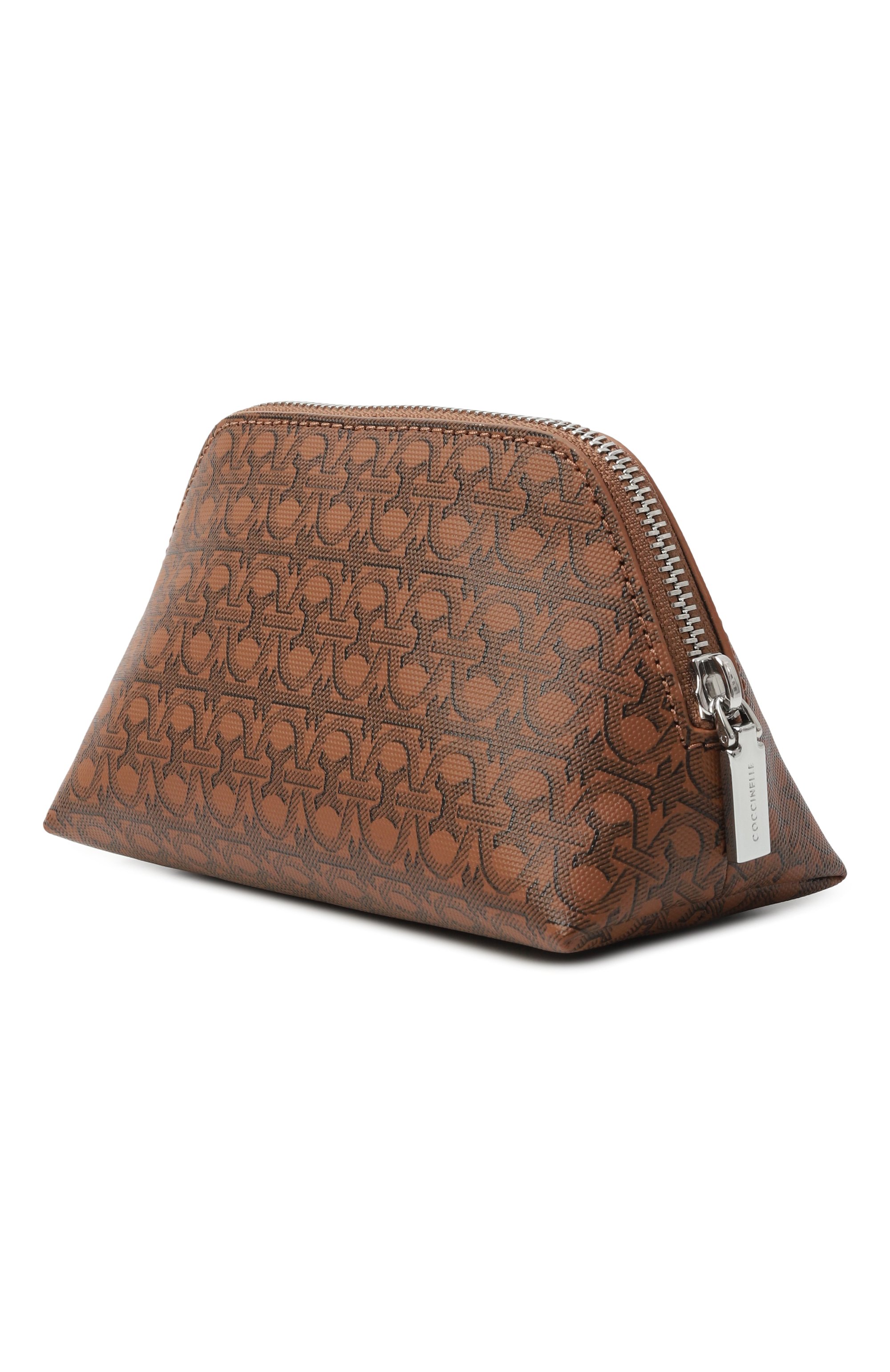 Текстильная косметичка COCCINELLE коричневого цвета по цене 8925 руб., арт. E5 TMG 25 02 01, фото 2 Текстильная косметичка COCCINELLE, арт. E5 TMG 25 02 01, фото 2