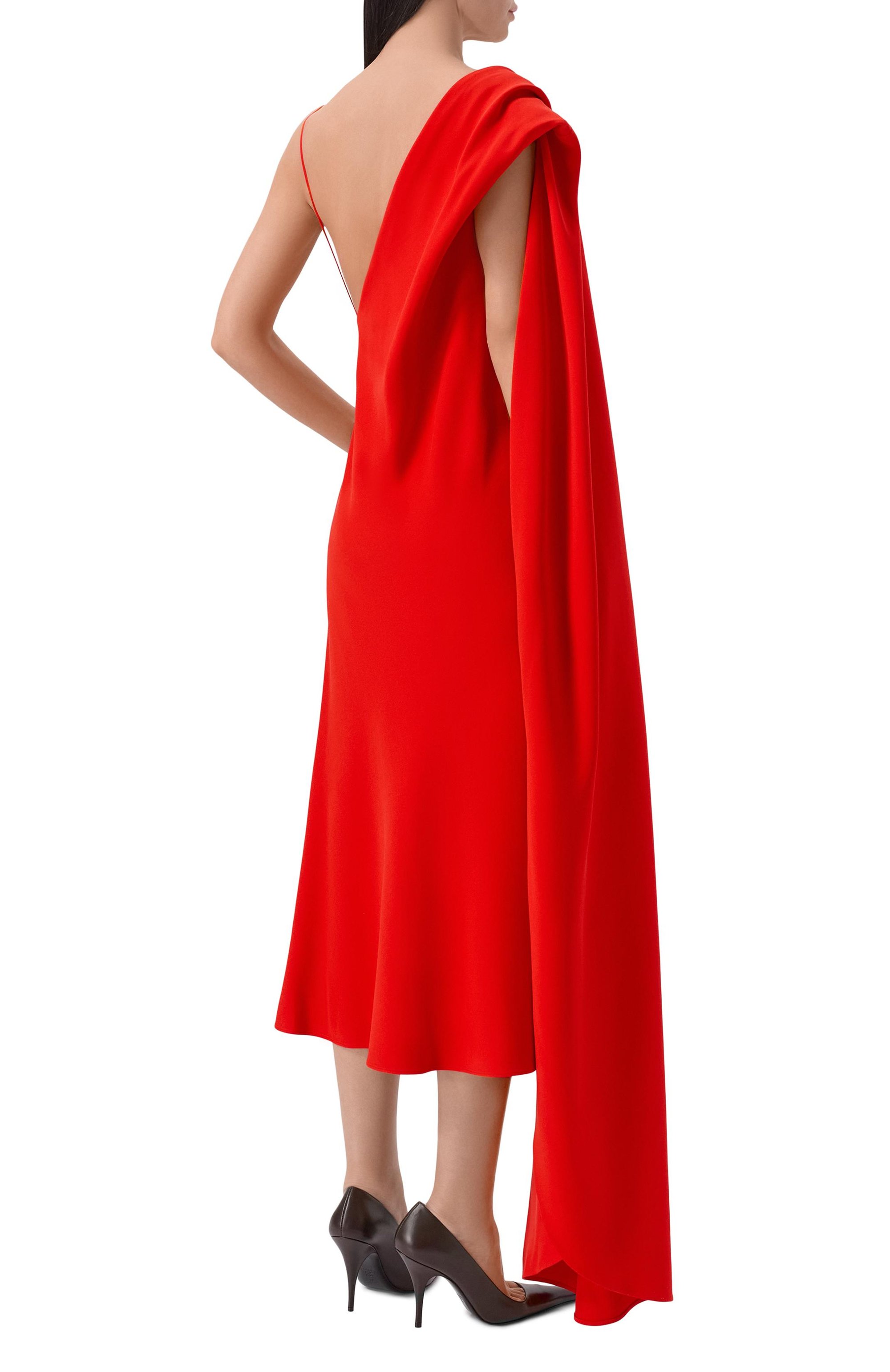 Платье из шелка и  шерсти BALENCIAGA, арт. 872272/TUT55, фото 3