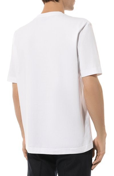 Хлопковая футболка BOSS ORANGE, арт. 50473278, фото 4