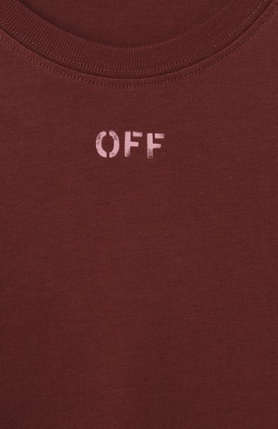 Хлопковый лонгслив OFF-WHITE, арт. 0GAB00CF26JER0016, фото 3