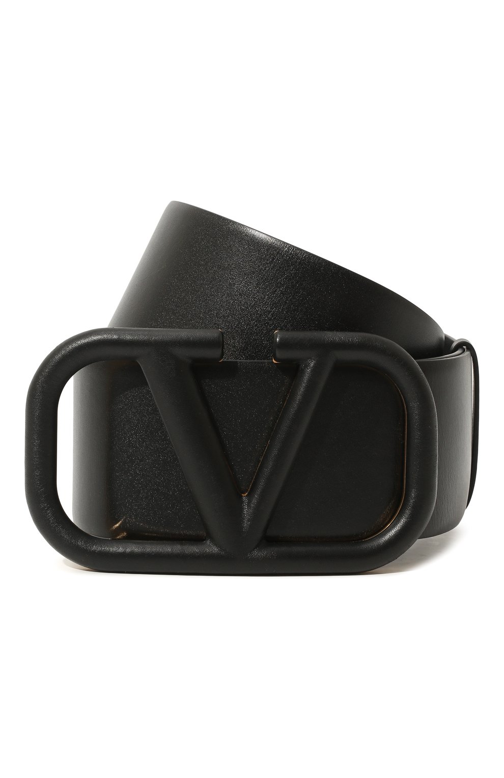 Кожаный ремень vlogo signature VALENTINO черного цвета по цене 99500 руб., арт. UW2T0S10/YEE, фото 1 Кожаный ремень vlogo signature VALENTINO, арт. UW2T0S10/YEE, фото 1