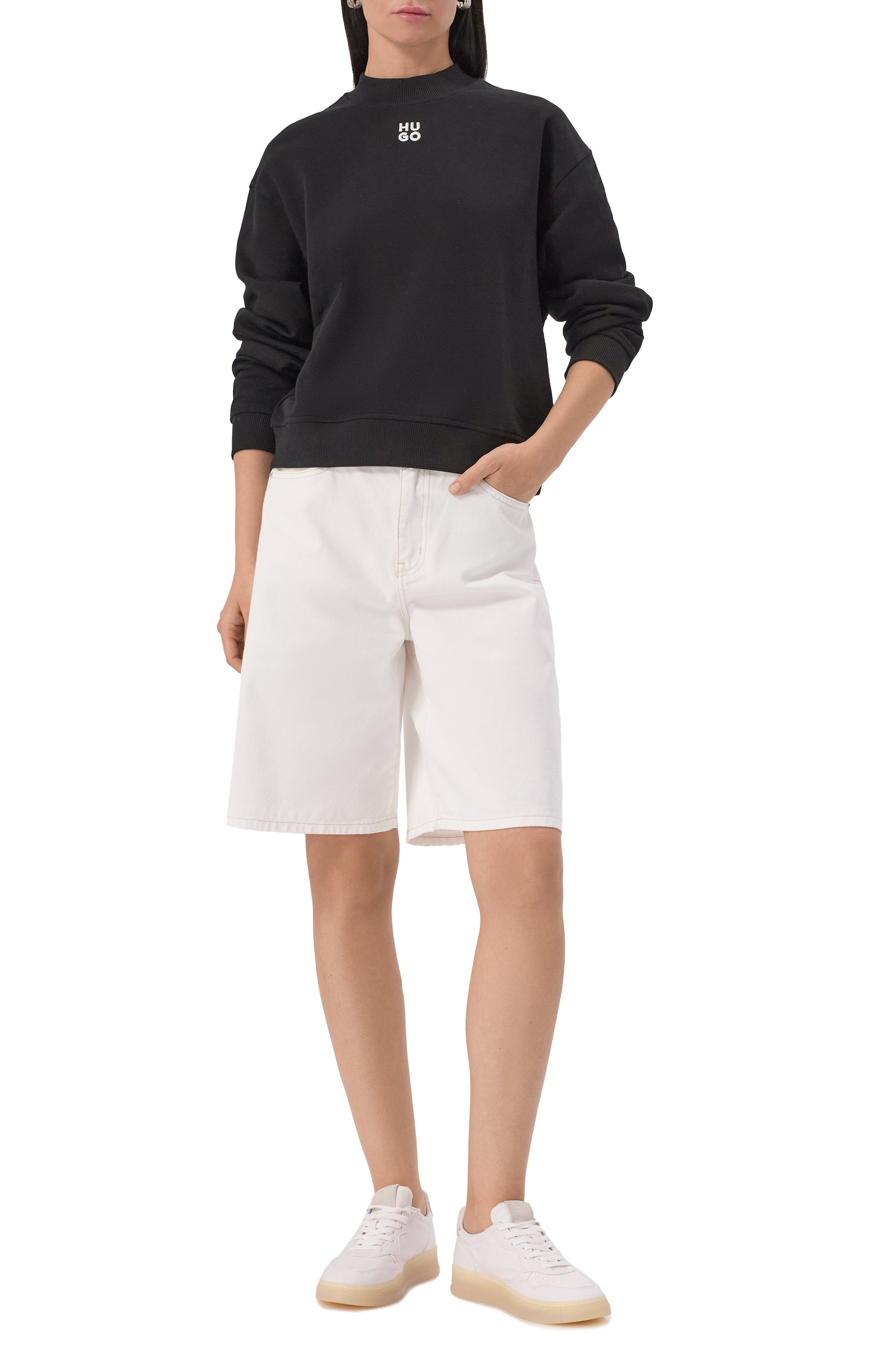 Хлопковый свитшот HUGO, арт. 50527463, фото 2