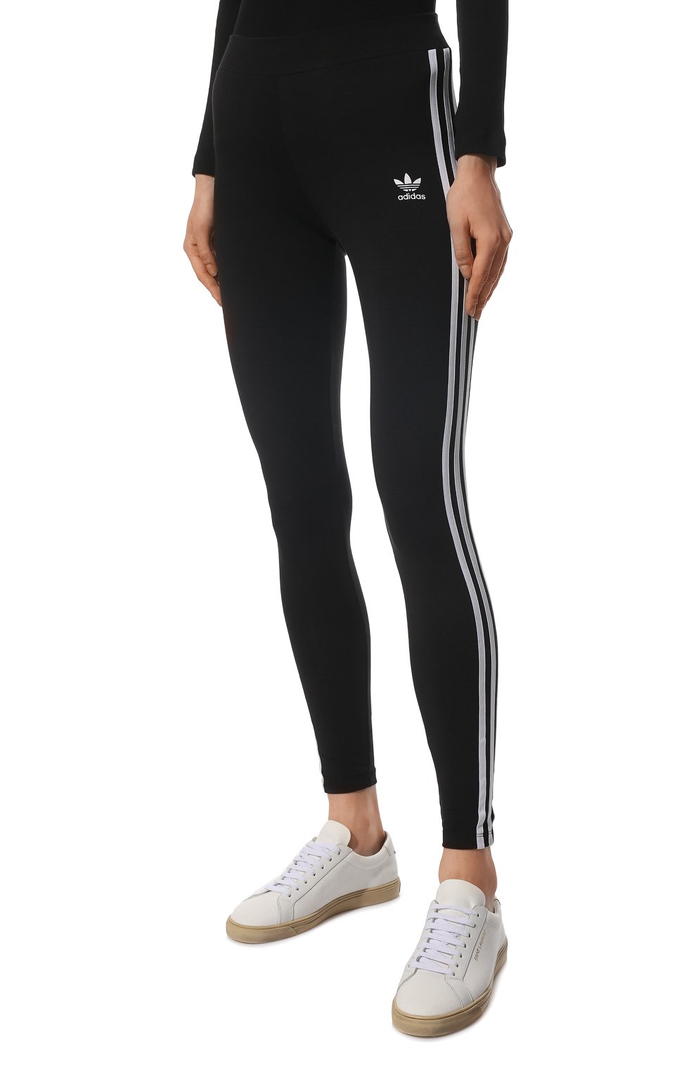 Хлопковые легинсы ADIDAS ORIGINALS, арт. HD2350, фото 3
