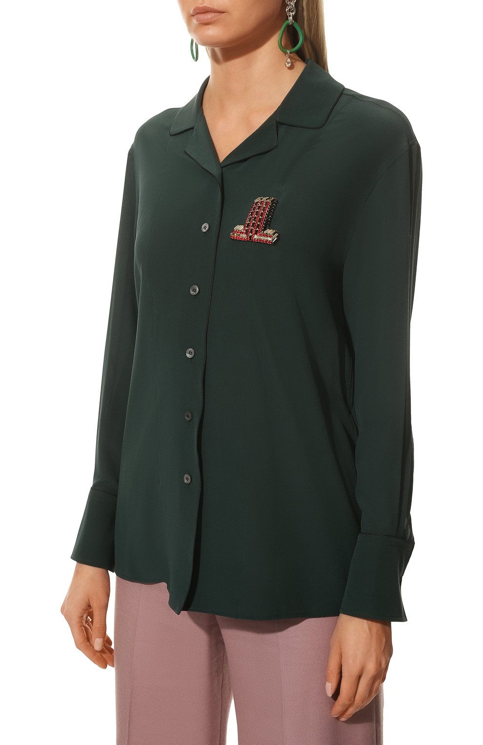 Шелковая рубашка LANVIN, арт. RW-SI9002-4868-P22, фото 3