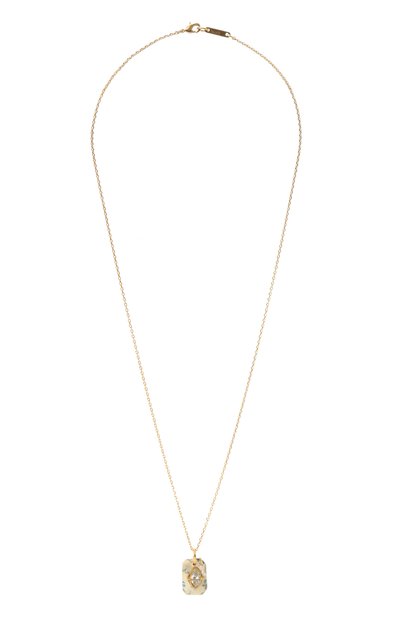 Женская кулон на цепочке HANKA_IN, арт. INS-LG47-AGDE-CZ-0.5M