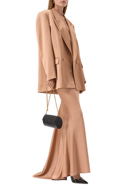 Атласное платье THE ANDAMANE светло-розового цвета по цене 59950 руб., арт. T170130A/TNP229, фото 2 Атласное платье THE ANDAMANE, арт. T170130A/TNP229, фото 2