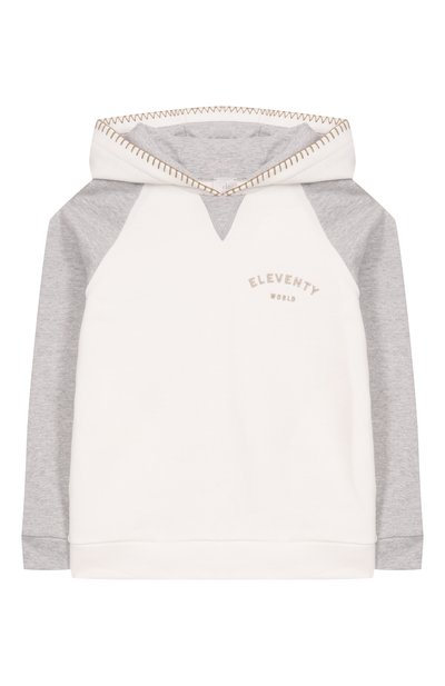 Хлопковое худи ELEVENTY, арт. EW4P40/Z1293/10-16