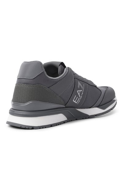 Текстильные кроссовки EA7 серого цвета по цене 22600 руб., арт. 7X000656/AF13550, фото 4 Текстильные кроссовки EA7, арт. 7X000656/AF13550, фото 4