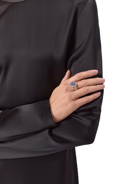 Женское кольцо ai с кианитом MOONKA, арт. AI-925SL-RG00-KIA