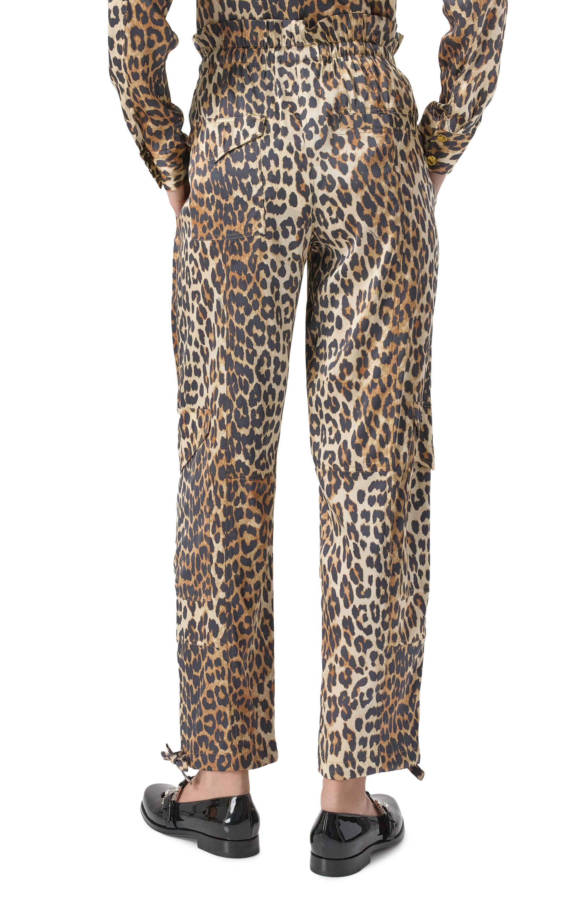 Брюки из вискозы GANNI, арт. W0324/6757, фото 4