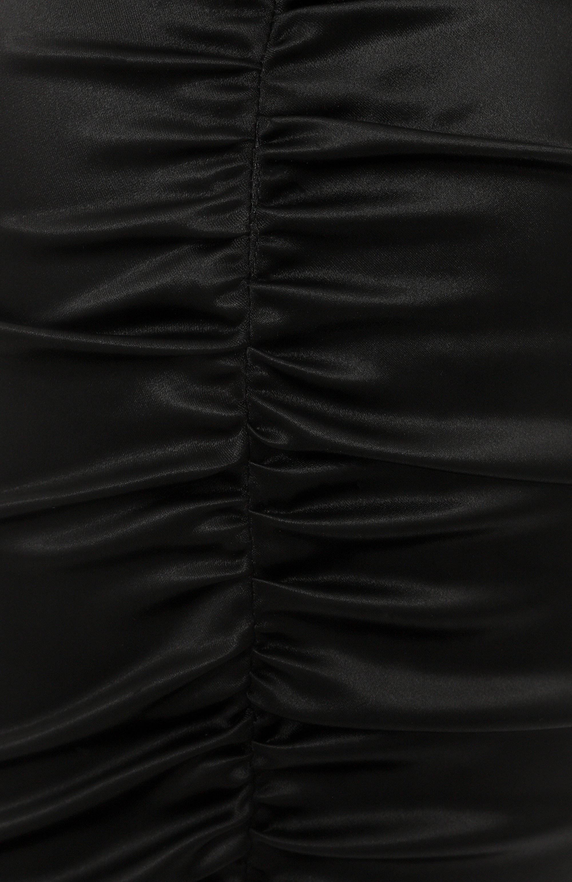 Атласное платье DOLCE & GABBANA черного цвета по цене 374000 руб., арт. F6TUZT/FURAD, фото 6 Атласное платье DOLCE & GABBANA, арт. F6TUZT/FURAD, фото 6