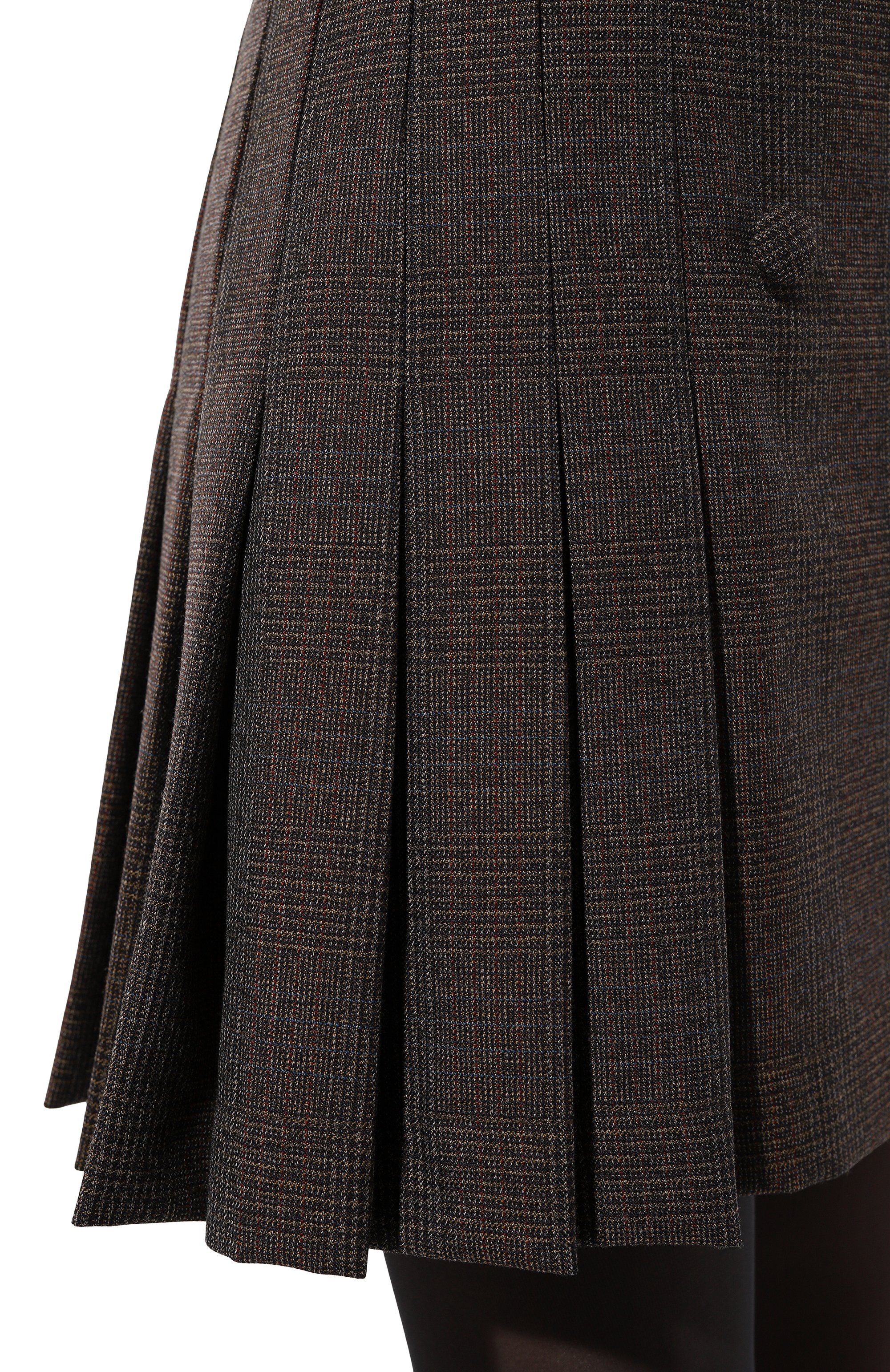 Шерстяная юбка LESYANEBO серого цвета по цене 36000 руб., арт. LN05H-950_MAE, фото 5 Шерстяная юбка LESYANEBO, арт. LN05H-950_MAE, фото 5