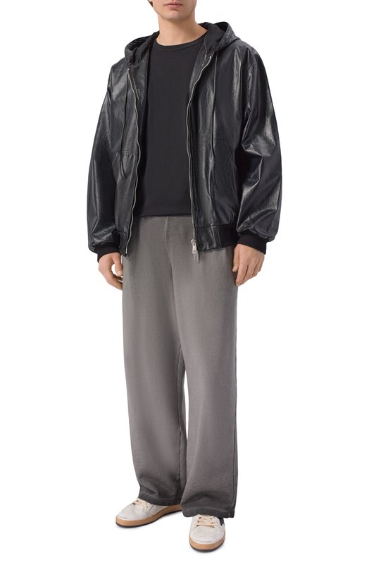 Кожаный бомбер Giorgio Brato GU26S26012BBTM Чёрный  GU26S26012BBTM Фото 2