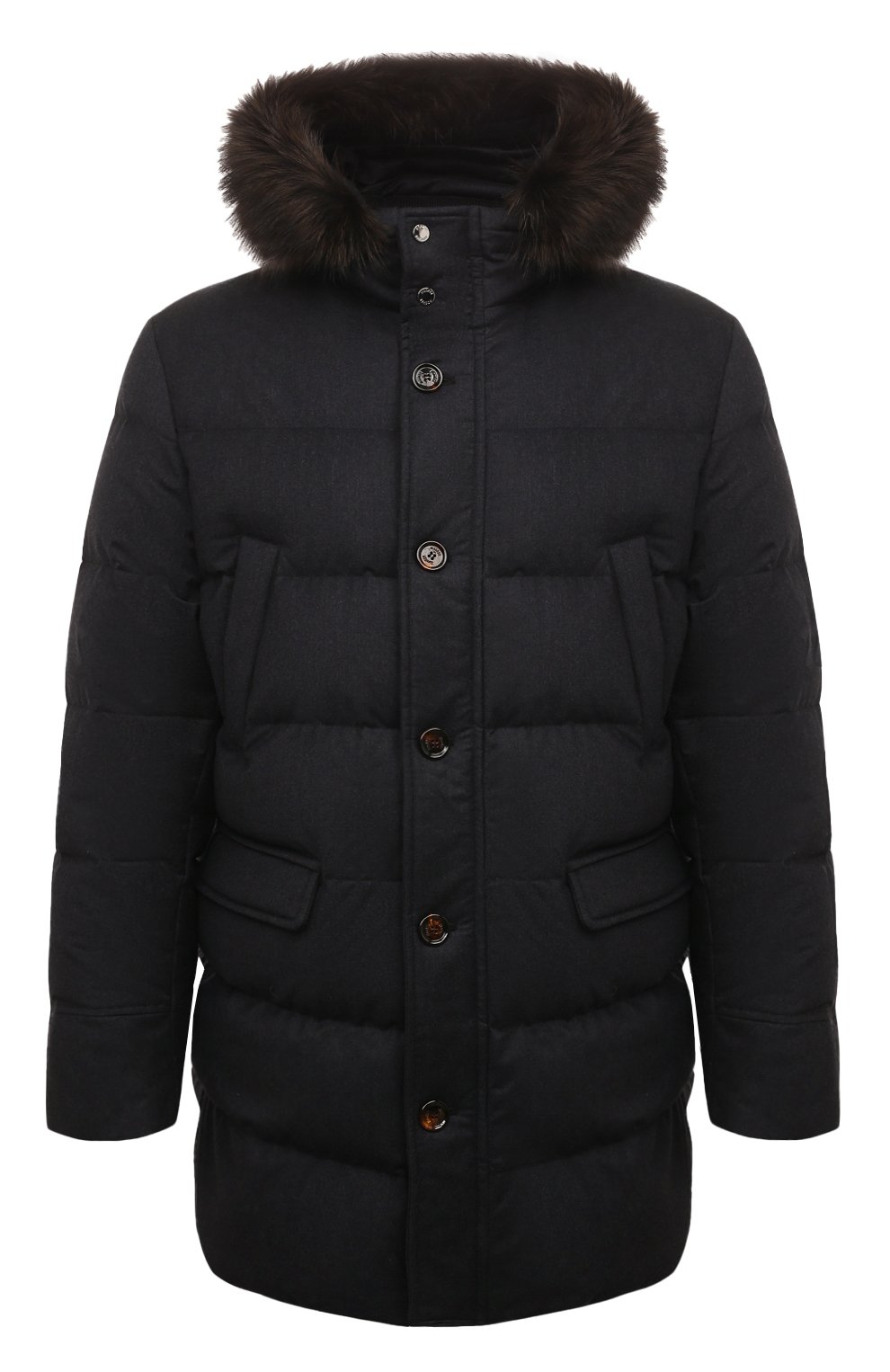 Пуховик barbieri-ll с отделкой из енота MOORER, арт. IREIBRA-LL_SET, фото 1