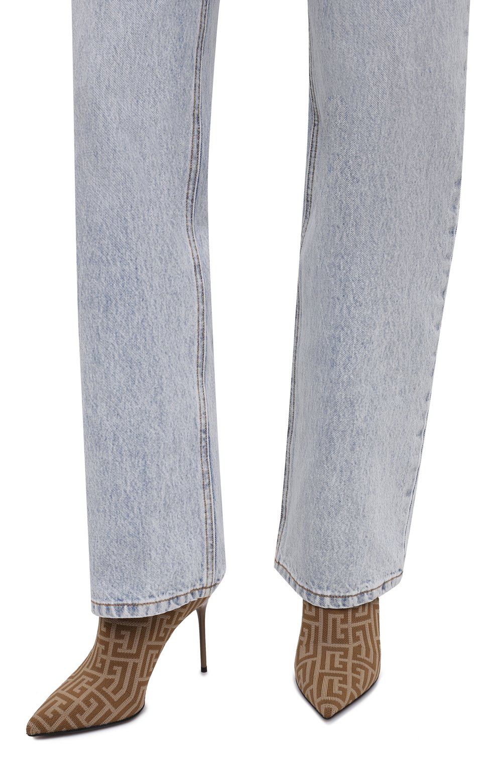 Текстильные ботильоны BALMAIN, арт. XN1TA680/TMGK, фото 3