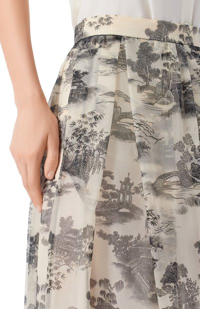 Шелковая юбка MAX MARA STUDIO, арт. MSESABBIA, фото 5