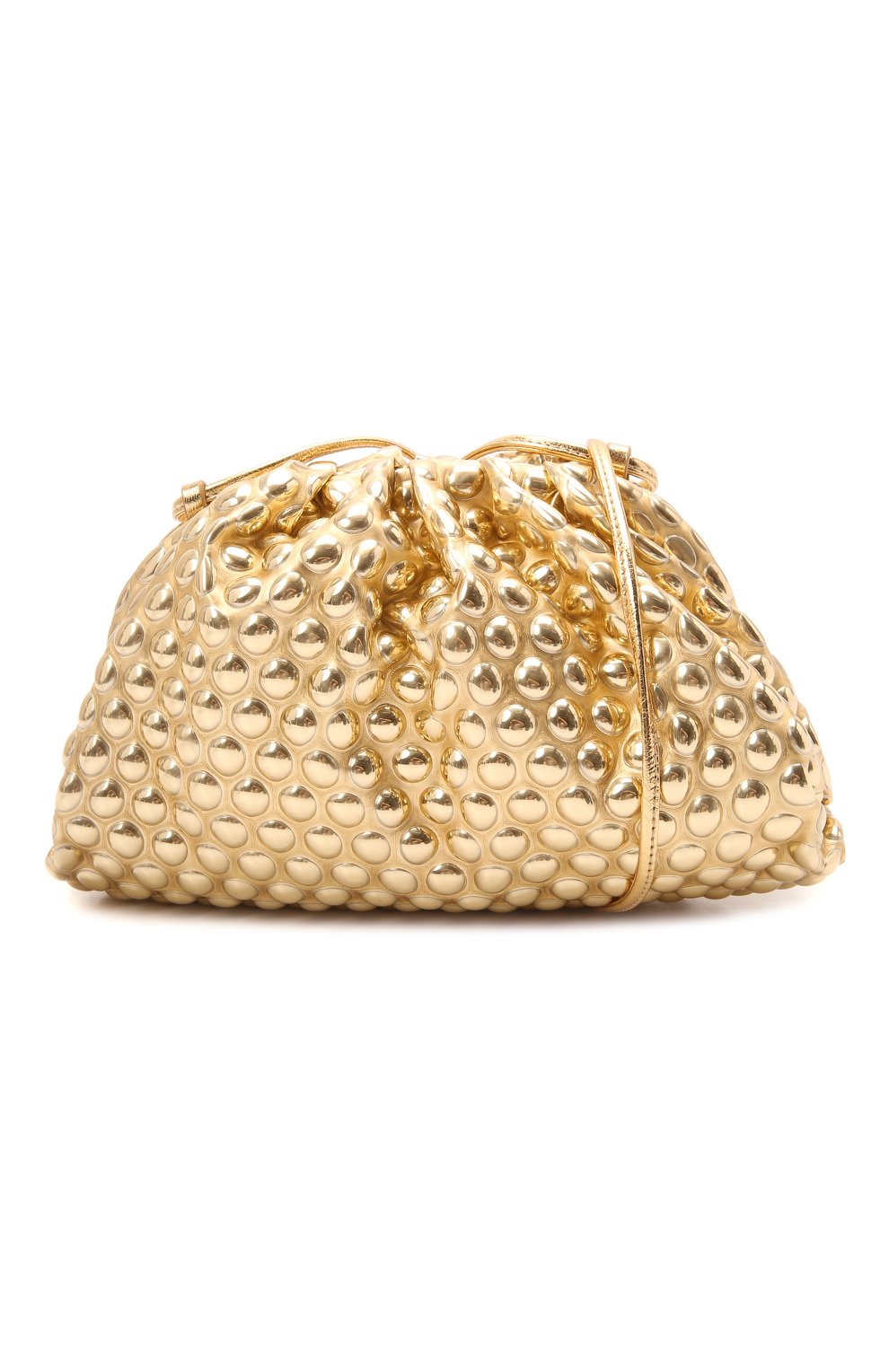 Клатч pouch mini BOTTEGA VENETA золотого цвета по цене 104000 руб., арт. 666790/V12K1, фото 7 Клатч pouch mini BOTTEGA VENETA, арт. 666790/V12K1, фото 7