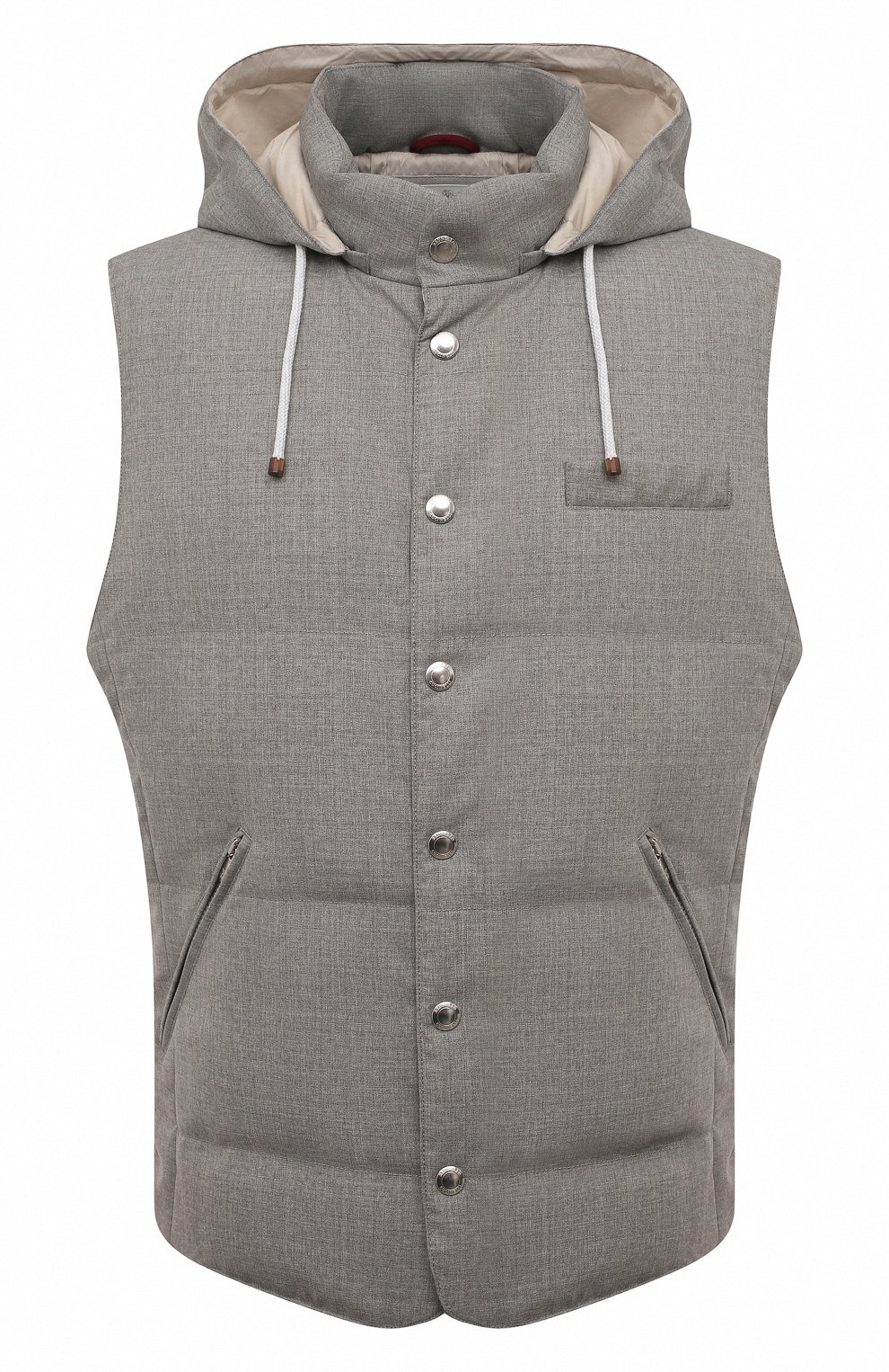 Пуховый жилет BRUNELLO CUCINELLI, арт. MB4071716, фото 1