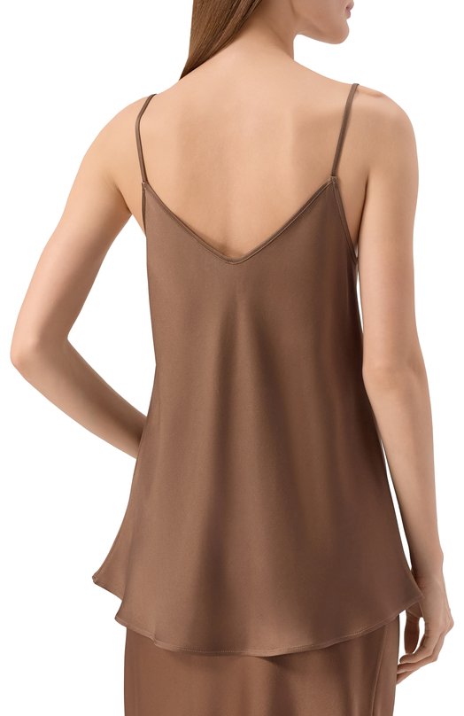Атласный топ Antonelli Firenze P5498/355C Коричневый  P5498/355C Фото 4