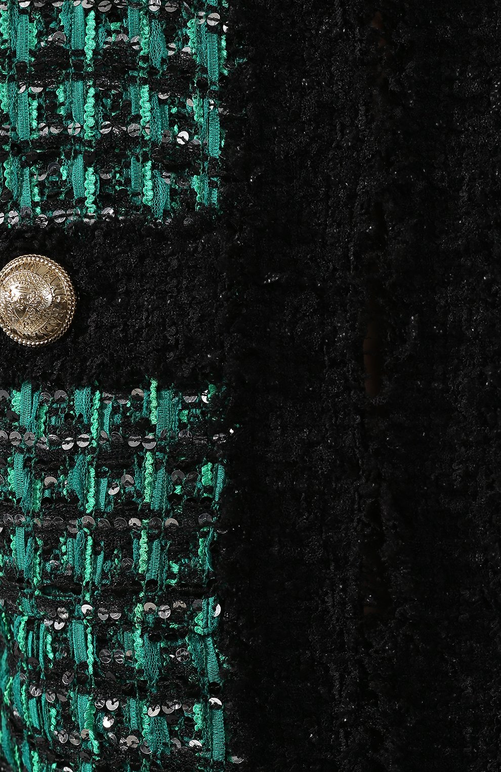 Жакет BALMAIN зеленого цвета по цене 418000 руб., арт. SF17250/X236, фото 5 Жакет BALMAIN, арт. SF17250/X236, фото 5