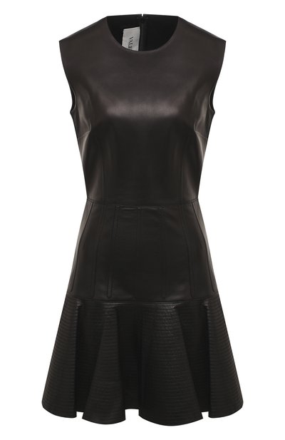 Женское кожаное платье VALENTINO, арт. UB0ND06C5VT