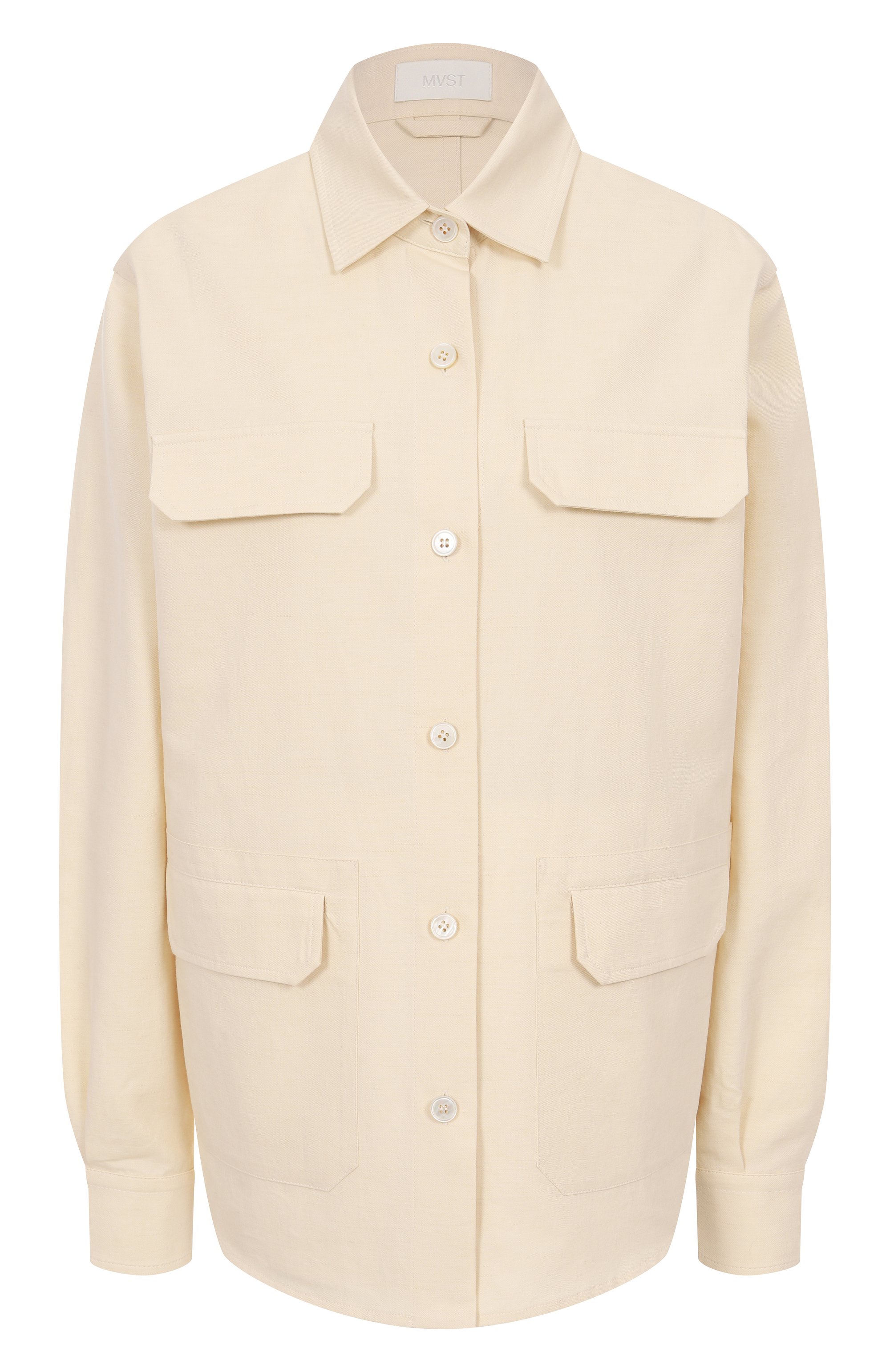 Рубашка из хлопка и льна MVST, арт. M25.2MW.B402, фото 1