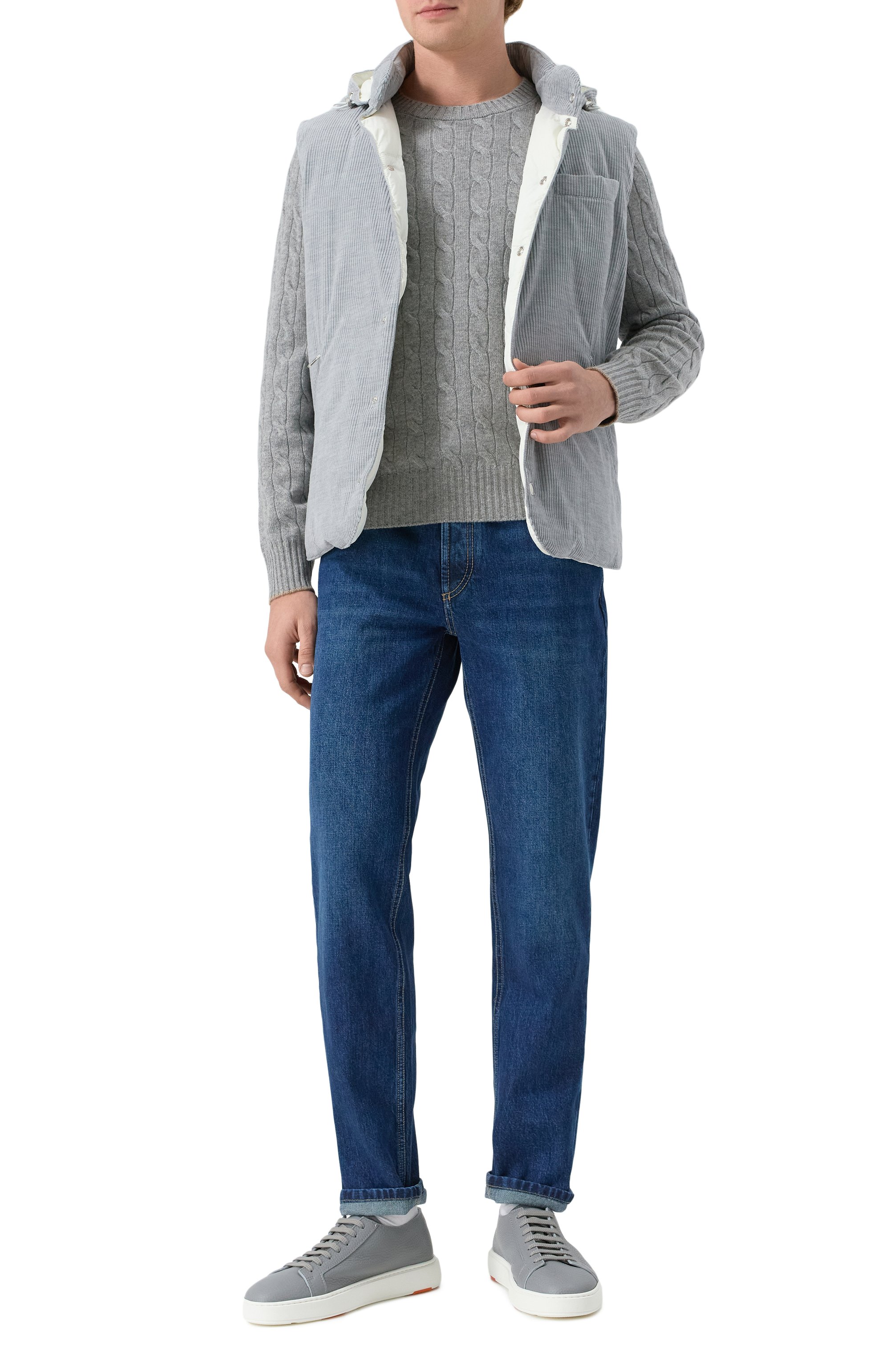 Вельветовый жилет BRUNELLO CUCINELLI, арт. MY4761775, фото 2