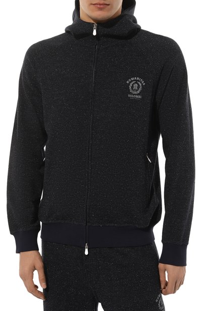 Толстовка из хлопка и шелка BRUNELLO CUCINELLI, арт. MTU22B2224, фото 3