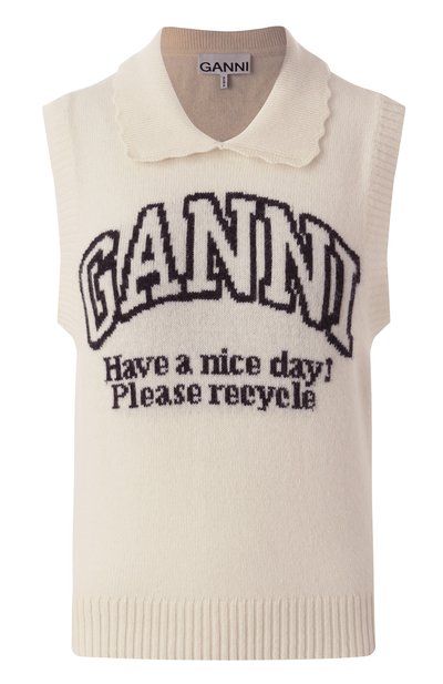 Женский шерстяной жилет GANNI, арт. K2463/2678