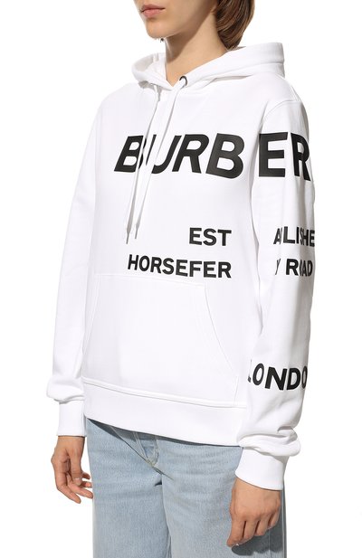 Хлопковое худи BURBERRY, арт. 8048749, фото 3