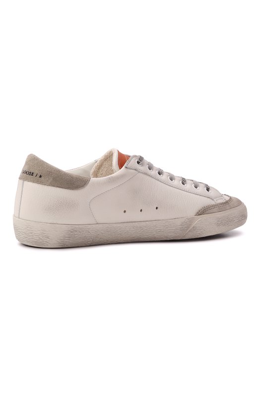 Кожаные кеды Super Star Golden Goose Deluxe Brand GMF00825.F006840 Белый  GMF00825.F006840 Фото 5
