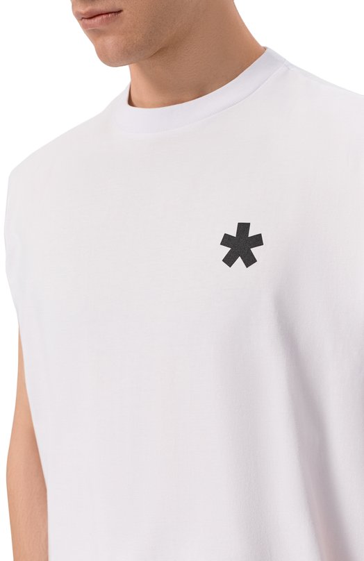 Хлопковая майка Comme des Fuckdown CFABM01903 Белый  CFABM01903 Фото 5