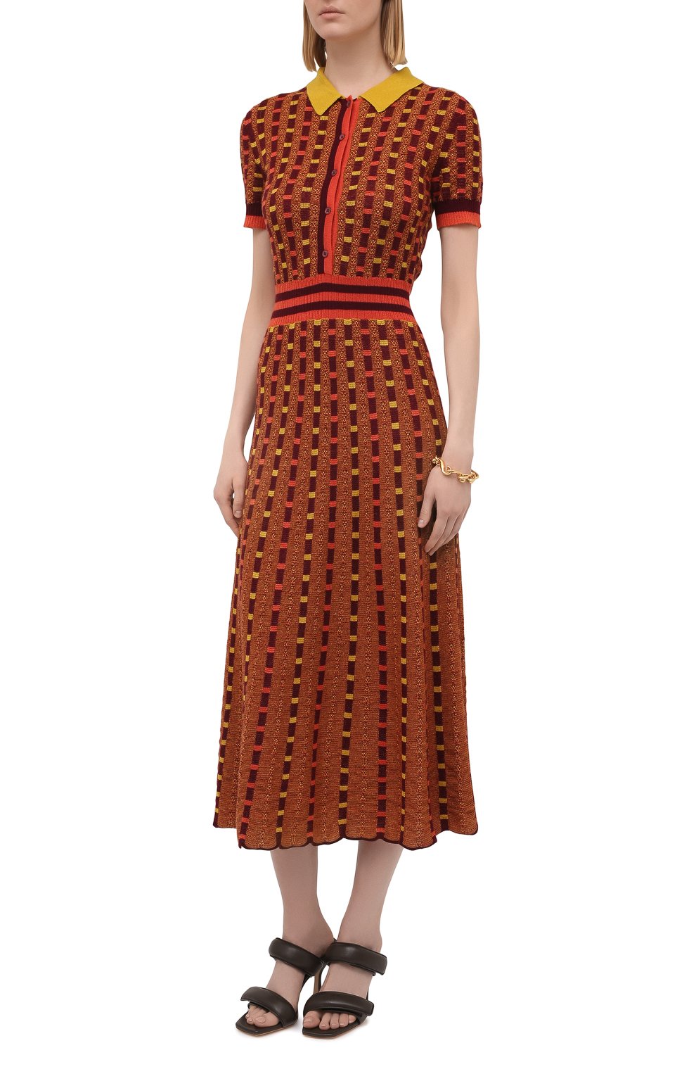 Платье из кашемира и шелка GABRIELA HEARST, арт. 321920 A003E, фото 3