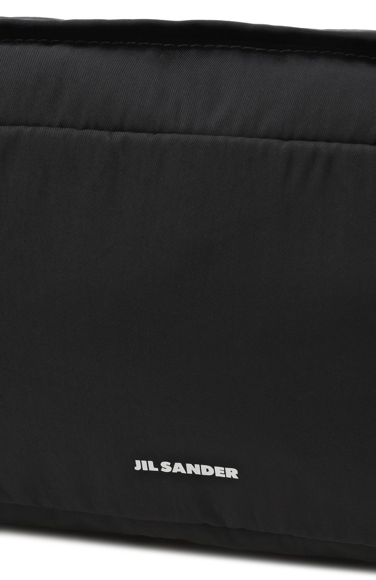 Мужская поясная сумка waist JIL SANDER черного цвета, арт. J26WB0012-P7311 | Фото 3 (Размер: large; Материал: Текстиль; Автоматизация ТО: Проставлено; Автоматизация состава: Проставлено; Случай: Повседневный)
