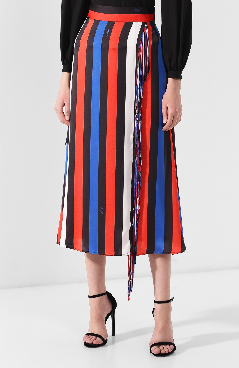Юбка в полоску MSGM разноцветного цвета по цене 32600 руб., арт. 2641MDD33 195161, фото 3 Юбка в полоску MSGM, арт. 2641MDD33 195161, фото 3