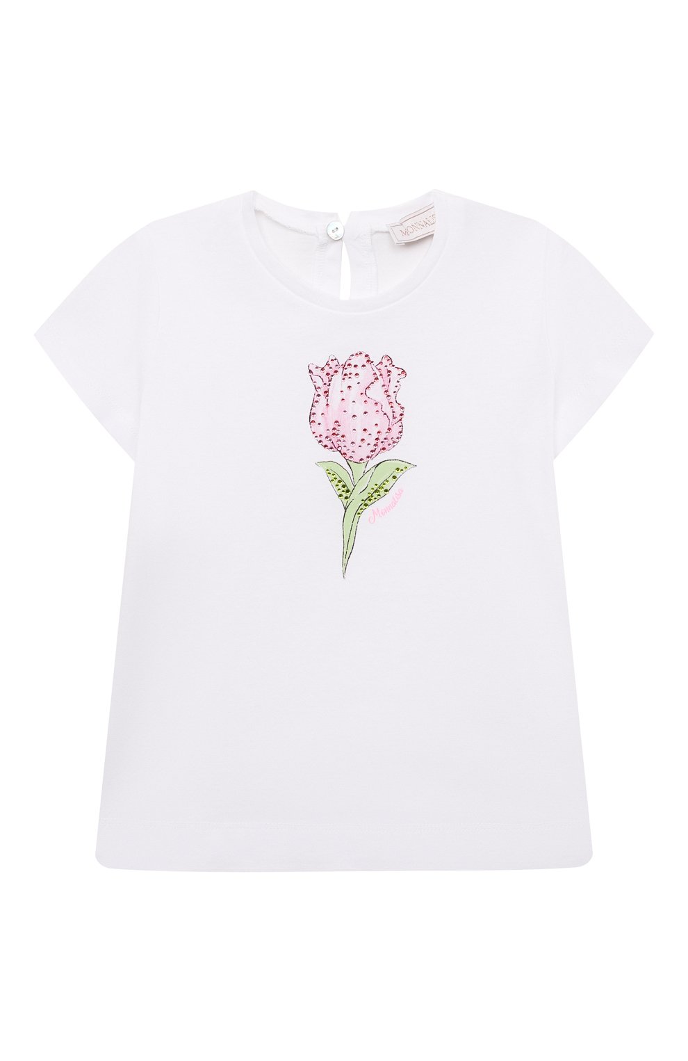 Хлопковая футболка MONNALISA, арт. 31A605., фото 1